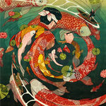 日式浮世绘背景插画装饰图片