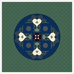 中国古典传统团花纹样图片