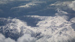 飞机上航拍高原雪山