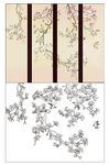 精彩移门梨花黄鹂
