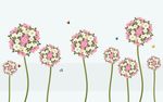 梦幻花朵图