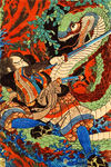 日式浮世绘背景插画装饰图片