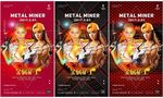 酒吧劳动节金属矿工海报