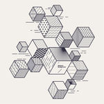 立体方块时尚抽象装饰画