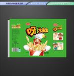 呀水果派包装 平面展开分层文件