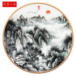 现代山水装饰画
