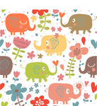 可爱卡通背景矢量图象彩色粉色系