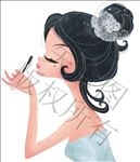 卡通女性化妆