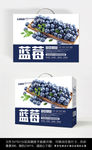 蓝莓水果礼盒包装设计