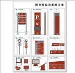 图书馆标识牌