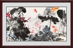 国画荷花