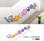 美术楼梯文化墙