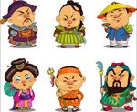 矢量中国古代朝代人物