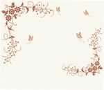 蝴蝶对角花 花朵 藤花 时尚花