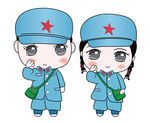 军装男女