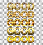 3D金属字立体金属字金字体