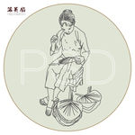 古法蒲葵扇工艺品制作流程