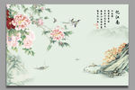 梅花背景画
