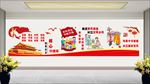 讲文明树新风造型墙