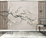 新中式窗格花鸟图