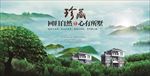 绿色山林别墅海报
