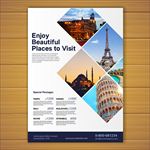 著名的旅游景点旅行海报