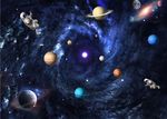 巨幅星空外太空吊顶背景墙壁画