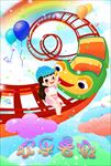 彩色粉彩儿童海报
