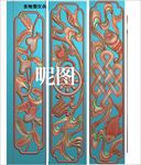 藏式石榴莲花吉祥中国结精雕图