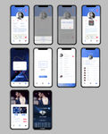 手机端名片软件UI设计模板