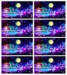 梦幻唯美金色星光烟雾宇宙星空