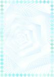 蓝星星 证书底纹