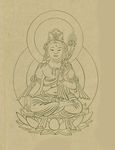 手绘佛像 佛教图案