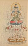 手绘佛像 佛教图案