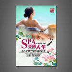 SPA美容海报
