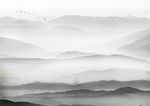 中式意境抽象山水远山背景