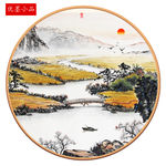 山水画写意山水工笔山水