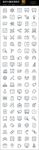 128种通用矢量图表icons
