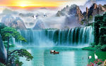 山水背景墙