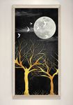 现代简约意境夜景山水自然装饰画