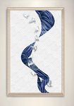 新中式现代简约抽象线条装饰画