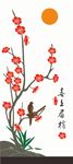 梅花 梅花矢量 喜上眉梢