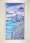 唯美湖水雪山装饰画