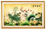 荷花 国画
