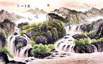 国画背景墙