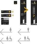 指示牌 洗手间 导师 VI