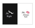 情侣MR,RIGHT