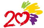 聚会矢量素材20年艺术字