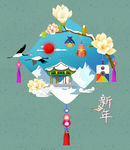 手绘花卉纹样