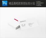 素雅高档标志样机一键贴图